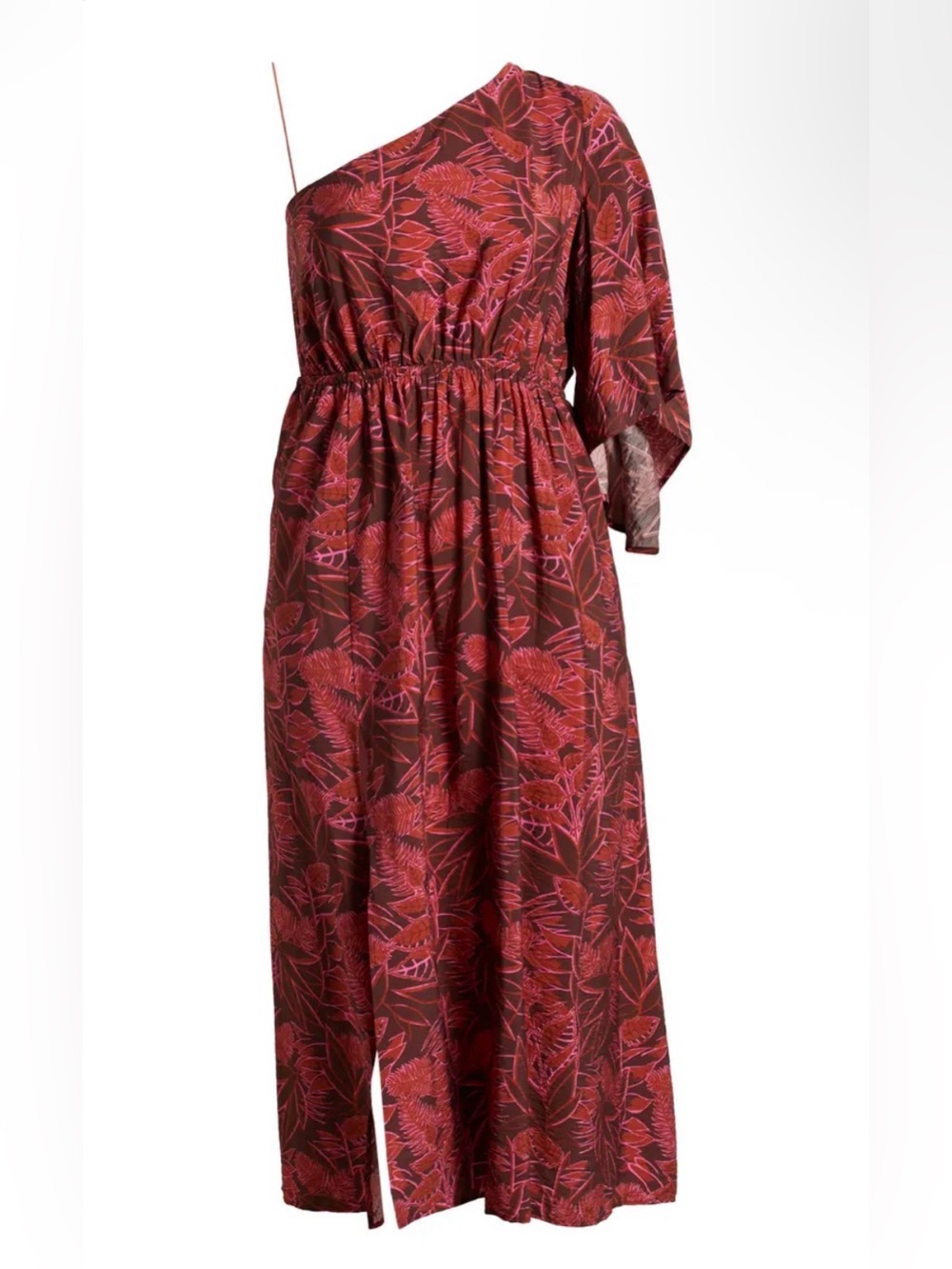 Chelsea 28 Floral One-Shoulder Maxi Dress - 1X